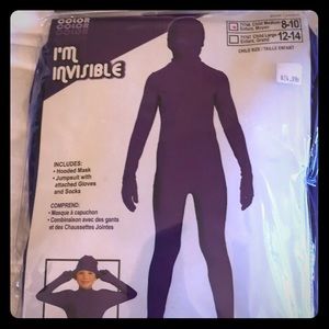 Size 8-10 “I’m Invisible” costume